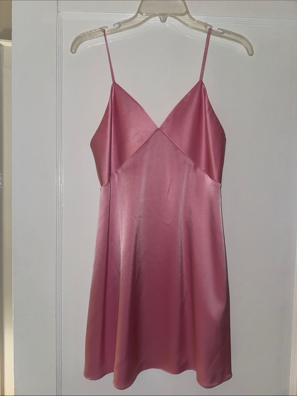 Alice + Olivia Pink Mini Slip Dress